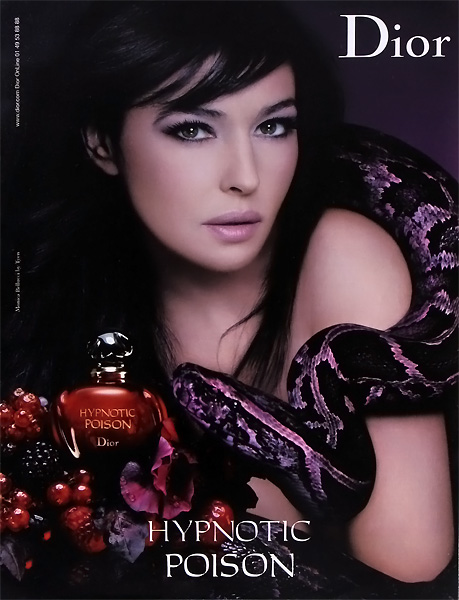 Advert of the fragrance Hypnotic Poison(2008) by Christian Dior
